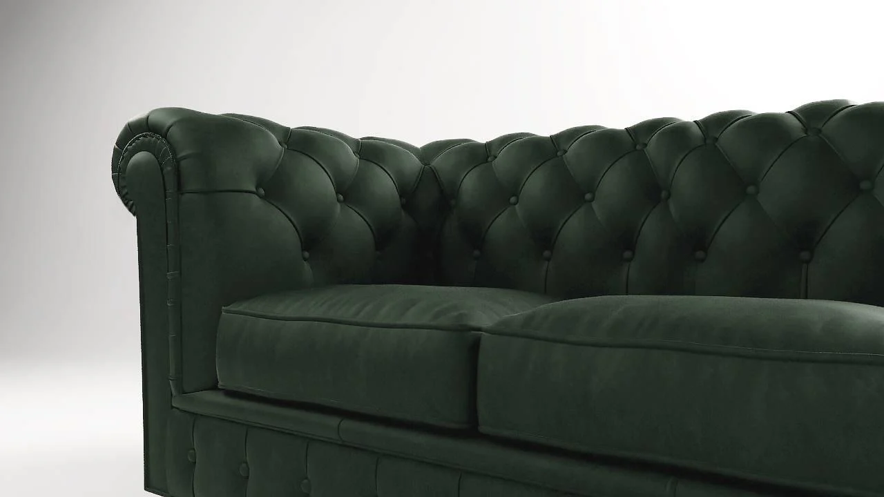 3-zitsbank Cambridge velvet