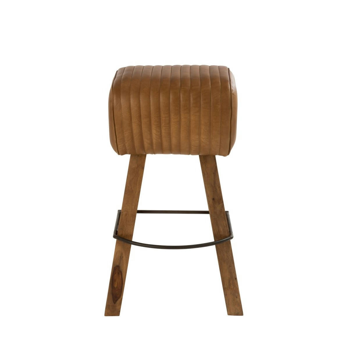 HOPE - Tabouret de bar rétro en cuir