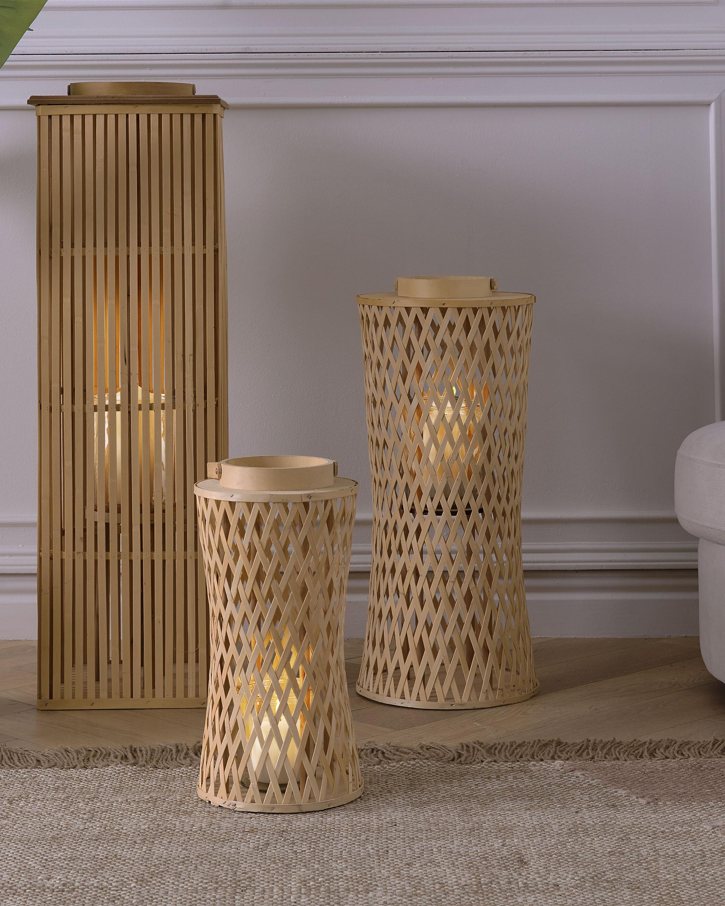 Lantern MACTAN Bamboo 38 cm Natural