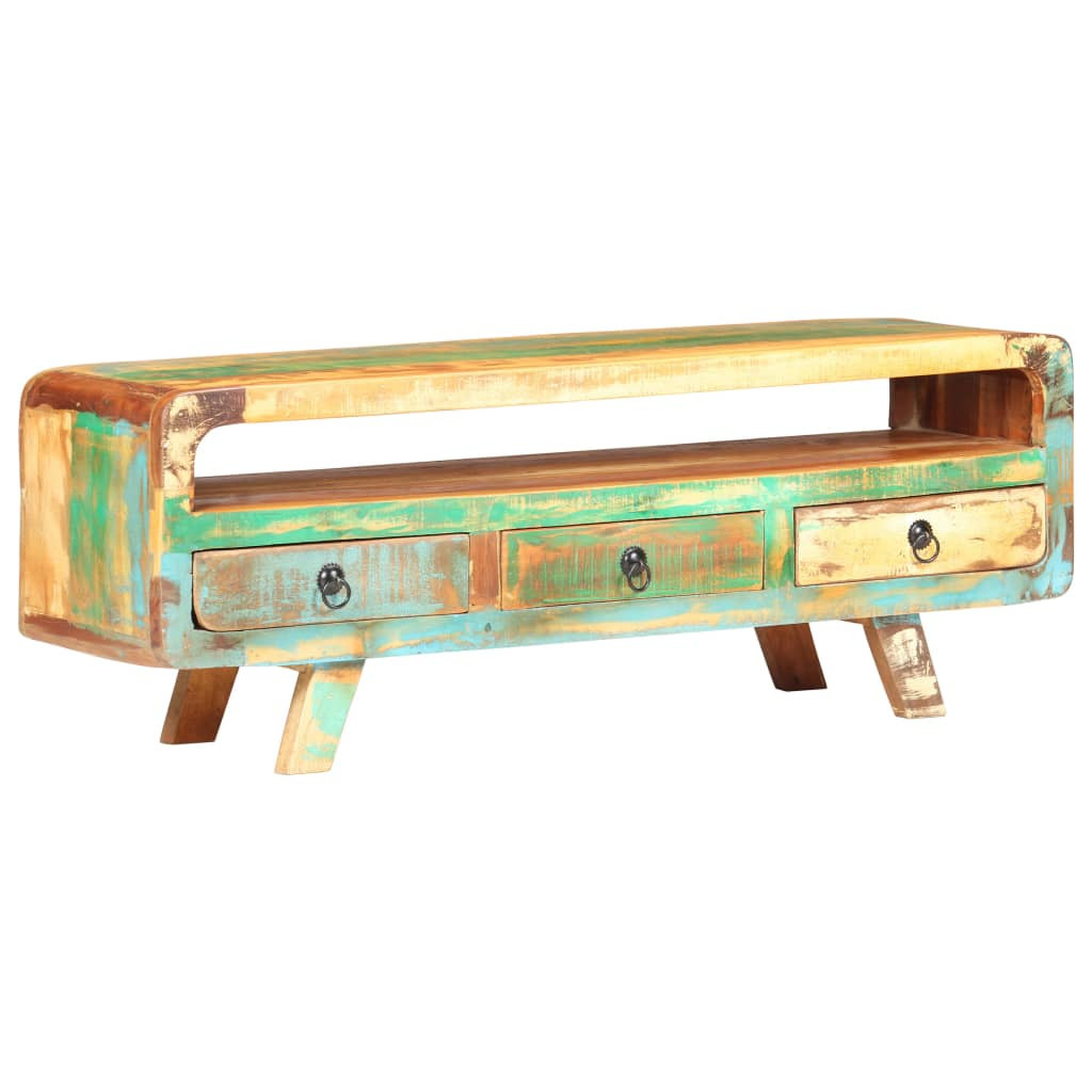 Komoda Rtv Brąz Mat Szuflady Nowoczesny Salon 117x30x41cm