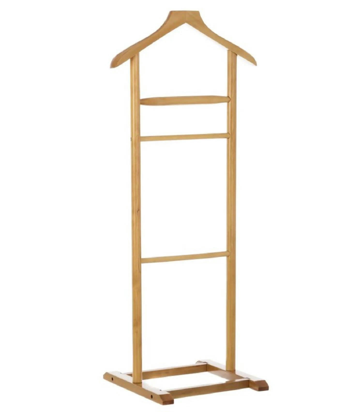 - Valet de nuit classique en peuplier et bouleau