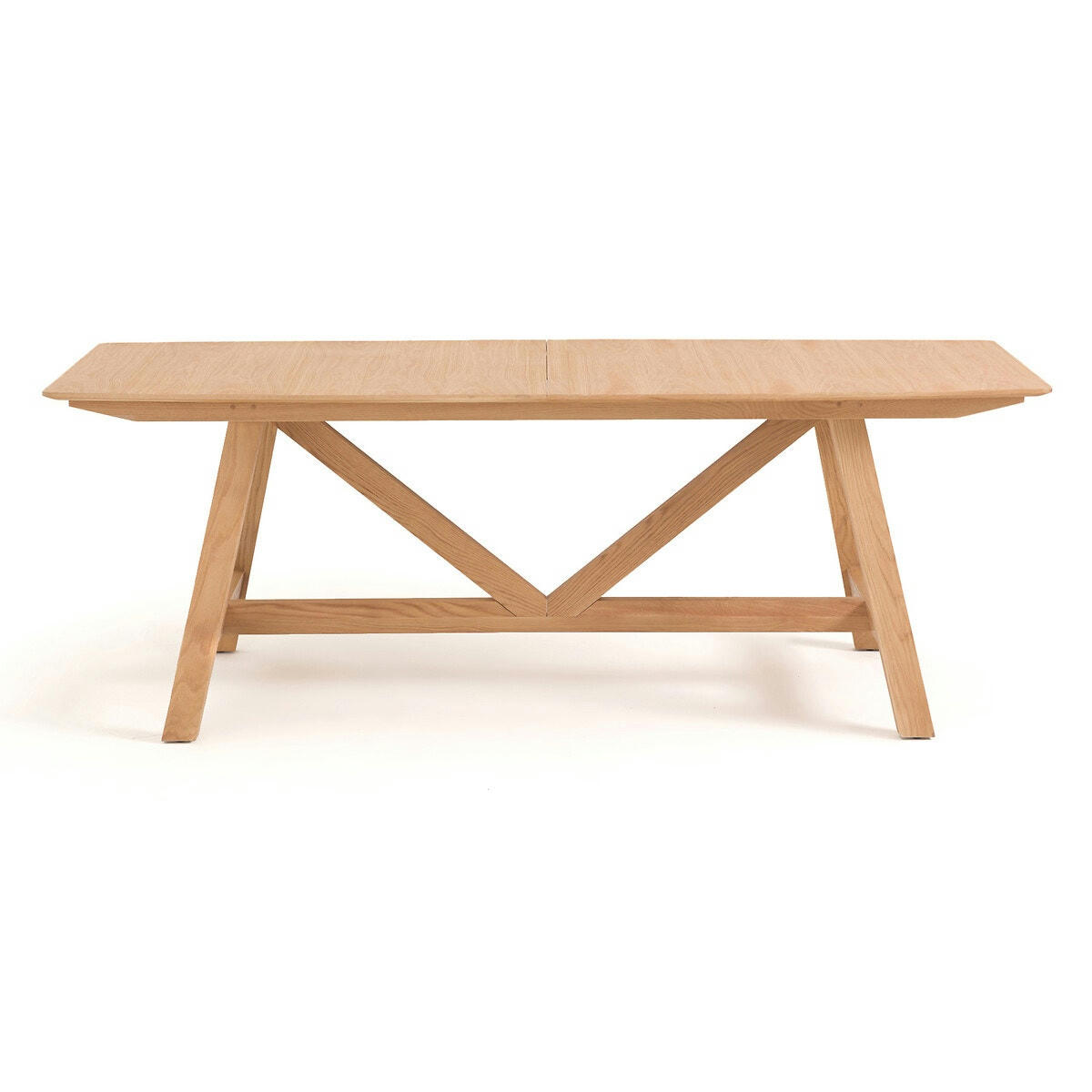 Table chêne à allonges, Buondi design E. Gallina