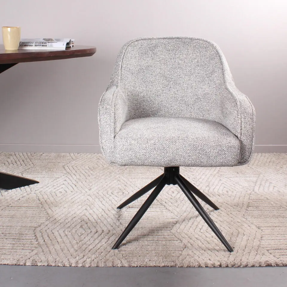 DS4U - Loisa armstoel terugdraai - grijs