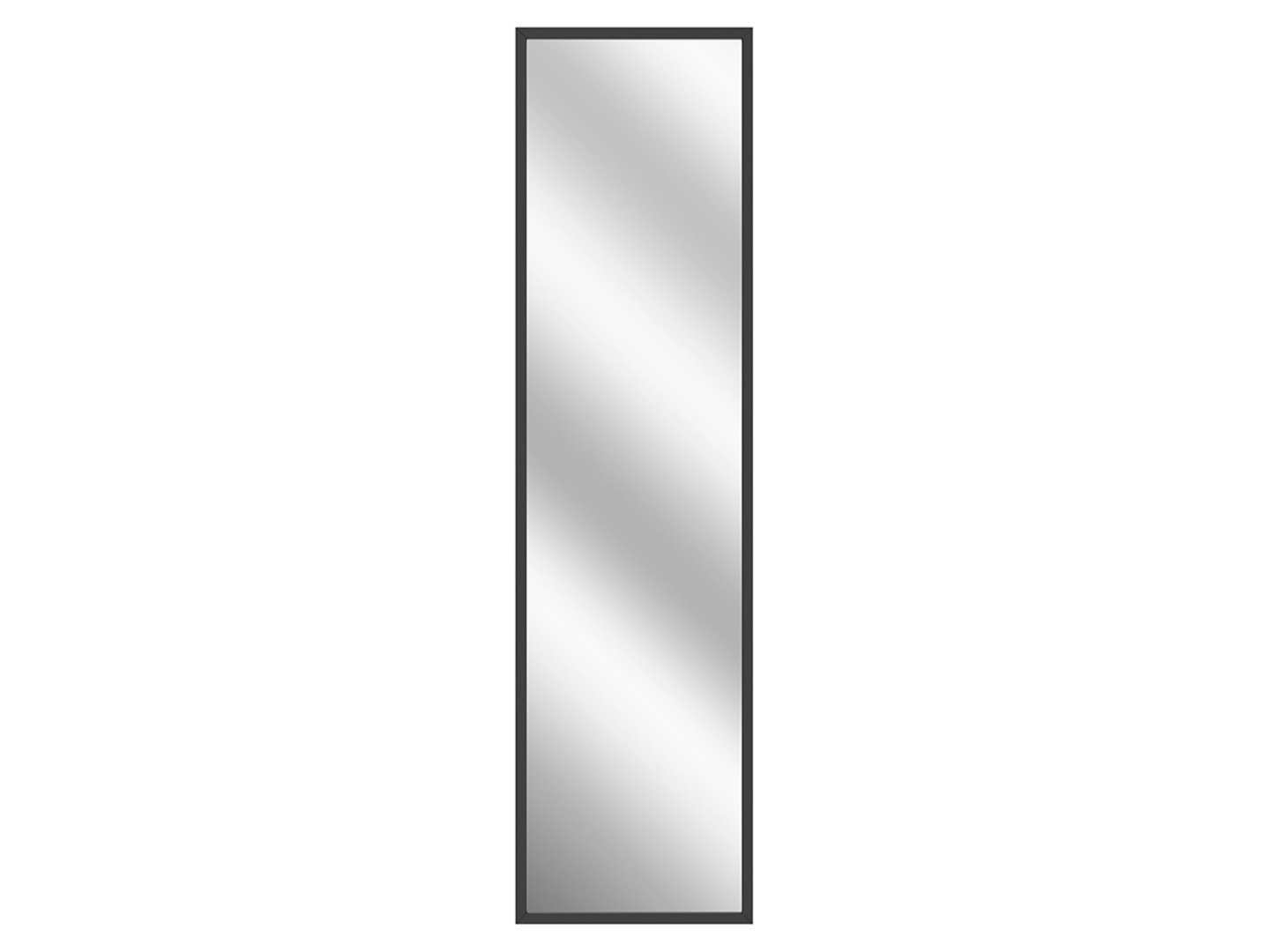Lustro ścienne Floryda 32x122 cm czarne