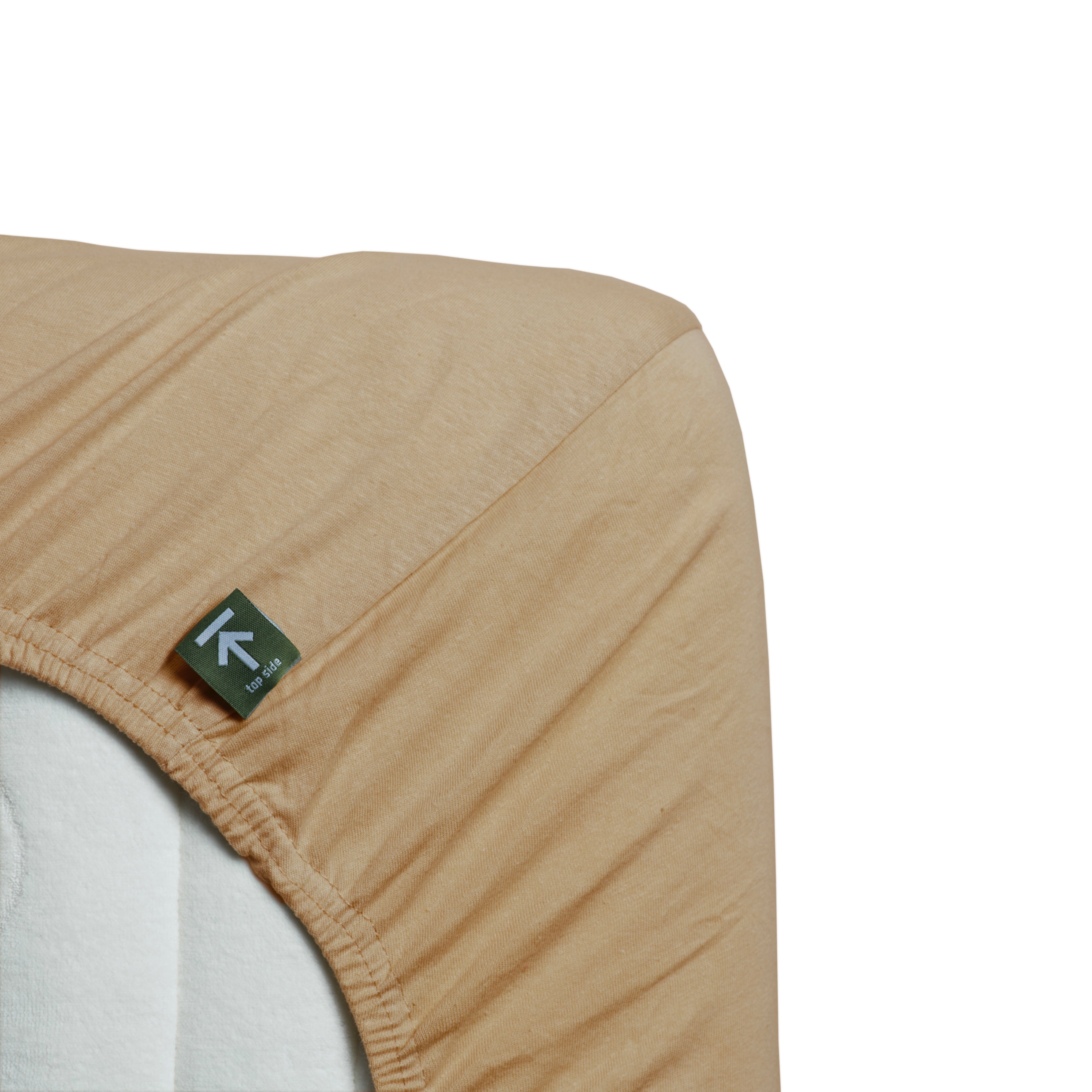 Beddinghouse - Jersey - Hoeslaken - 140x220 cm - Camel