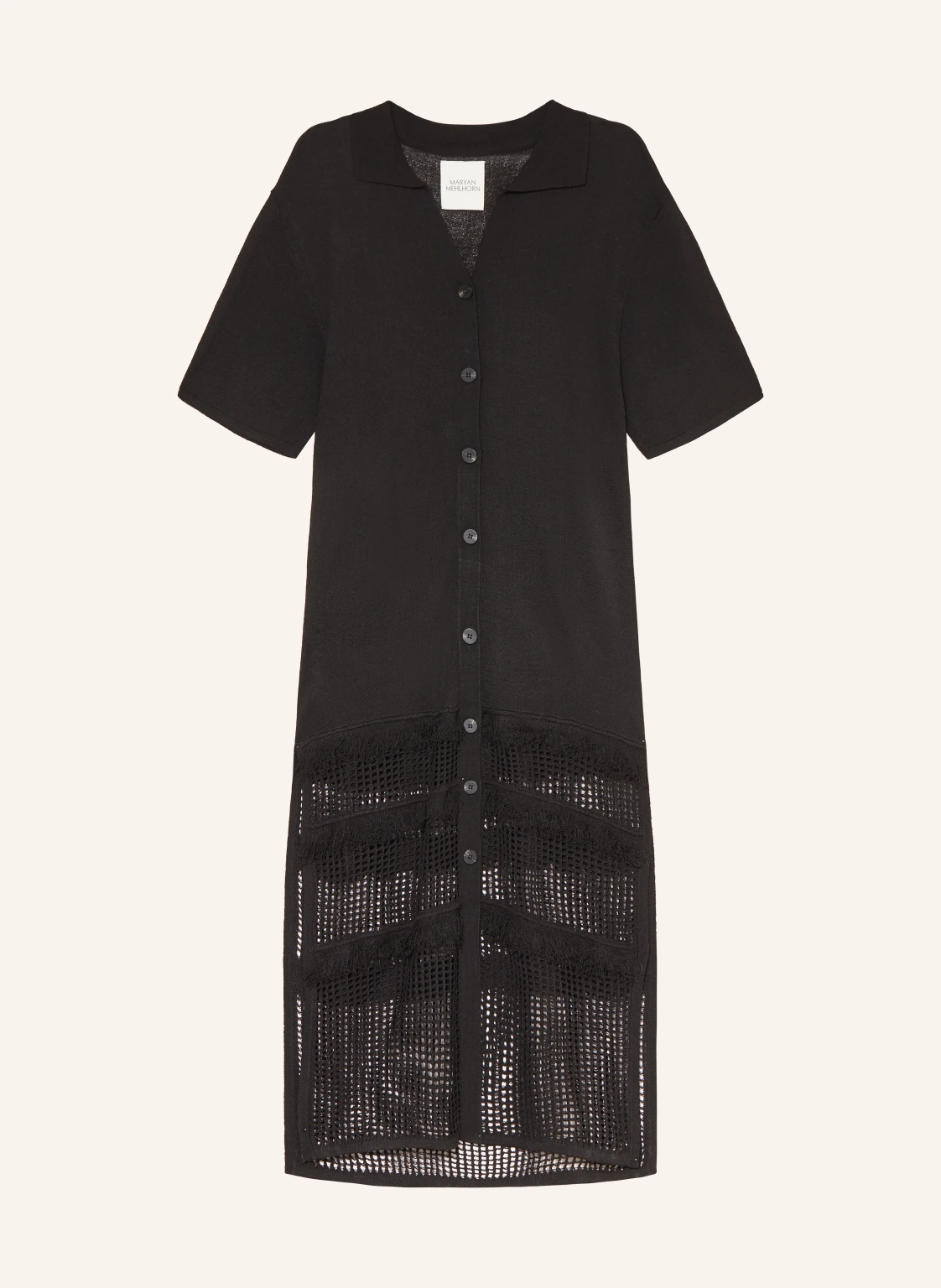 MARYAN MEHLHORN Strandkleid mit Lochspitze