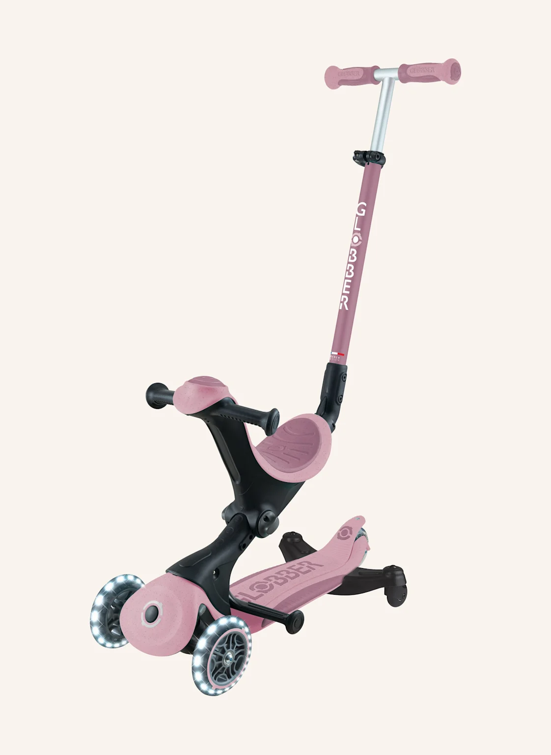 GLOBBER Scooter GO-UP DELUXE LIGHTS ECO 360