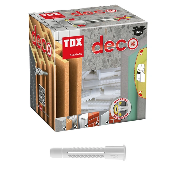 »DECO«, Polyethylen (PE), 100 Stück, ØxL: 6 x 41 mm