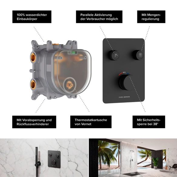 Duschsystem Unterputz „Aquatronic