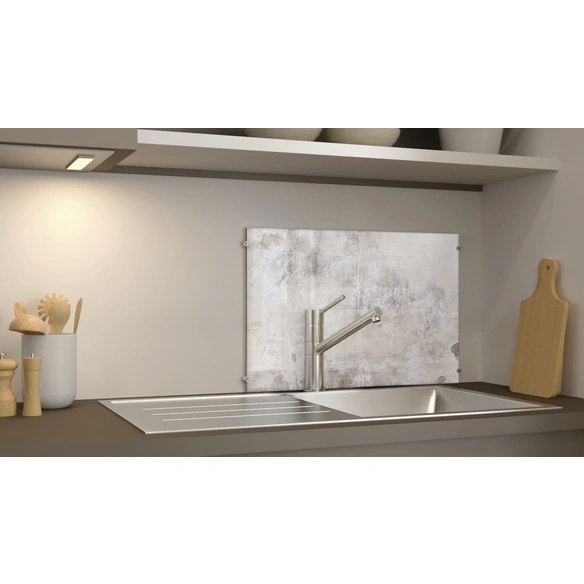 Glasboard »Limed Wall«, mehrfarbig, Glas