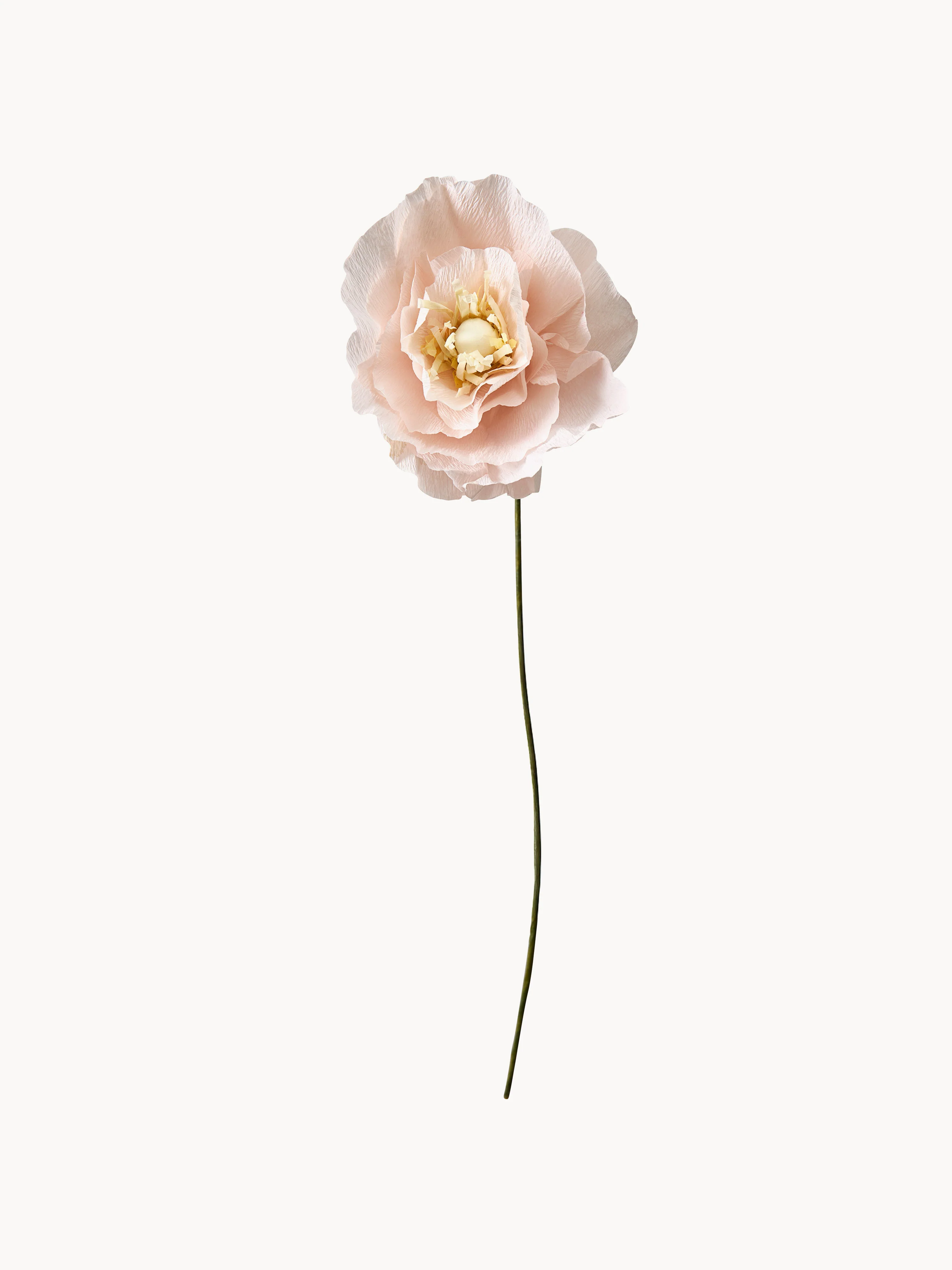 Handgefertigte Kunstblume Ice Poppy