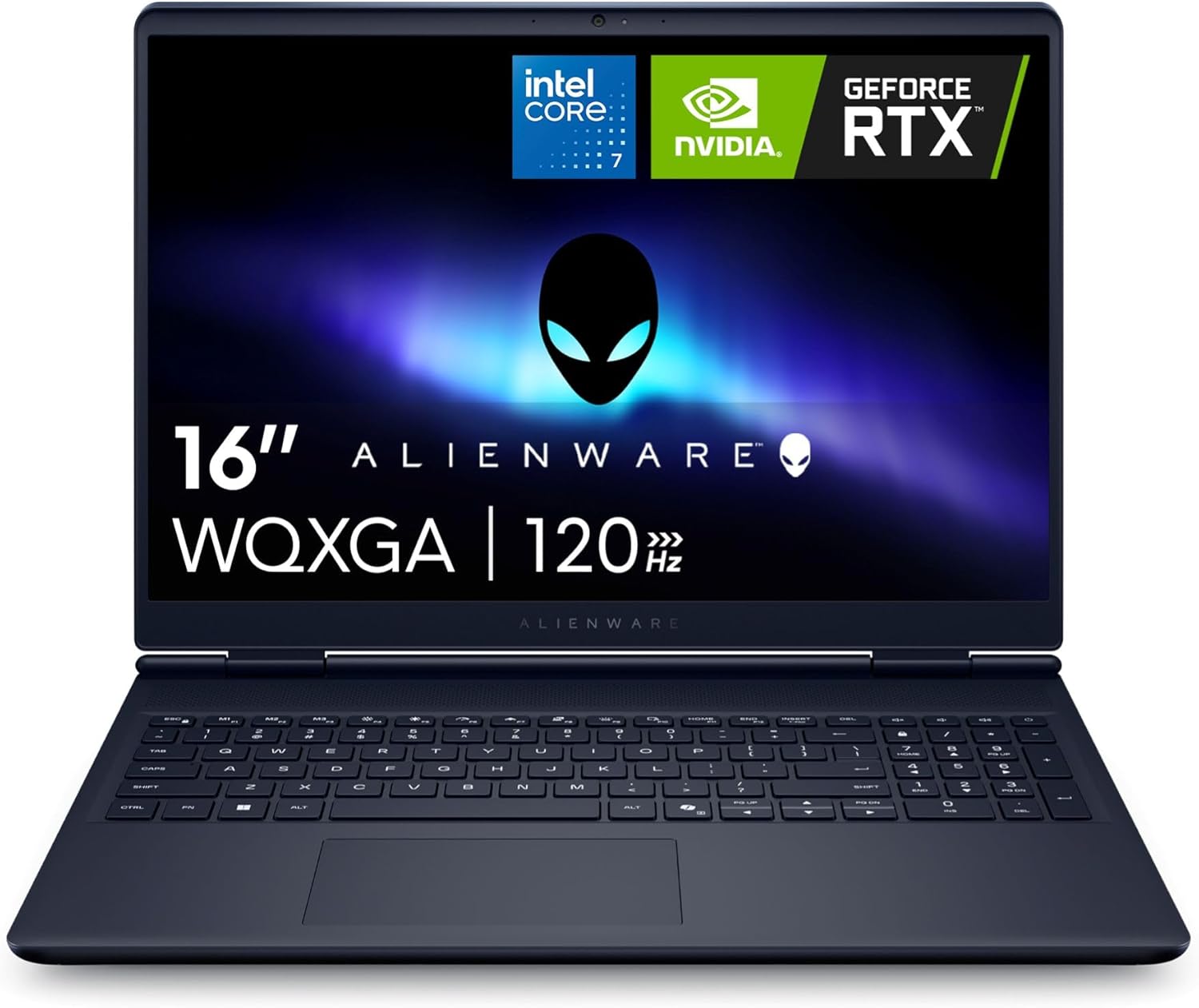 Alienware 16 Aurora Laptop AC16250-16-inch 16:10 WQXGA Display  Intel Core 7-240H Series 2  16GB DDR5 RAM  1TB SSD  NVIDIA GeForce RTX 5060 8GB GDDR7  Windows 11 Home  Onsite Service - Blue