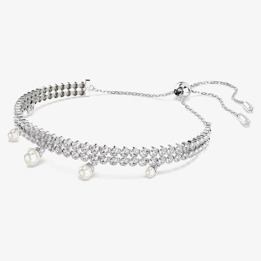 Swarovski Ariana Grande X Capsule Two Row White Crystal Bracelet 5720870