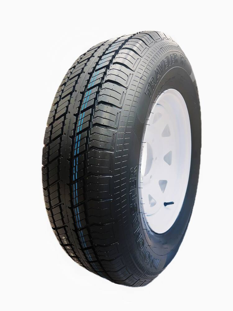 MotoMaster 10-Ply Trailer Tire Assembly, ASM225/75R15