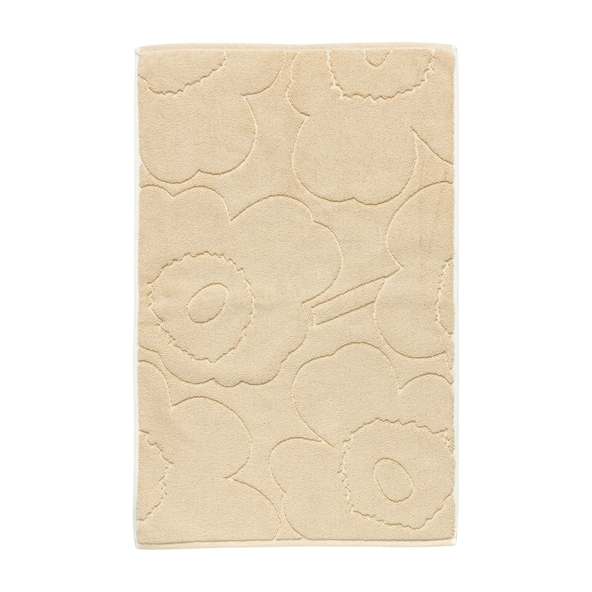 Marimekko - Piirto Unikko Badematte, 50 x 80 cm, straw / off-white