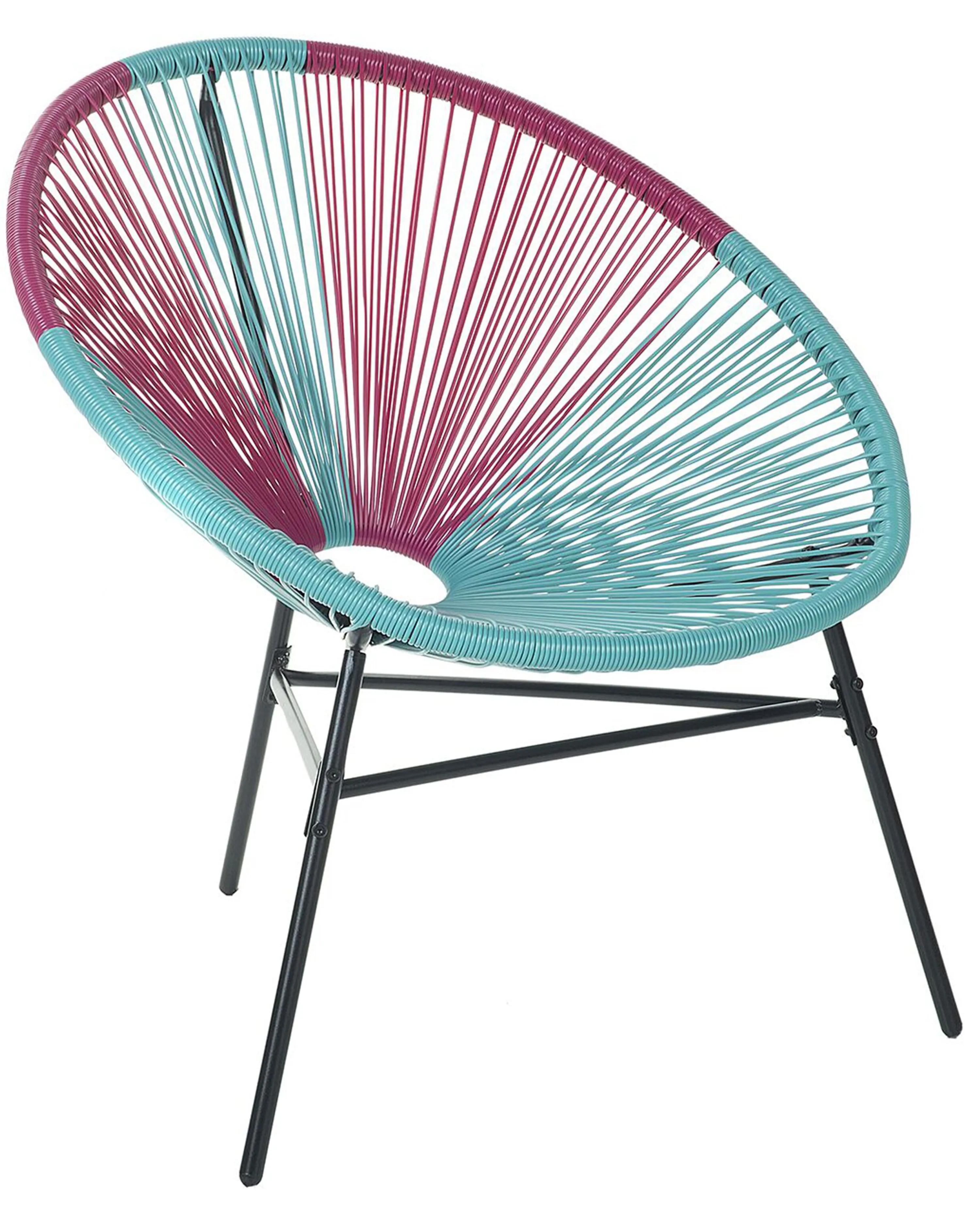 Garden Chair ACAPULCO PE Rattan Turquoise