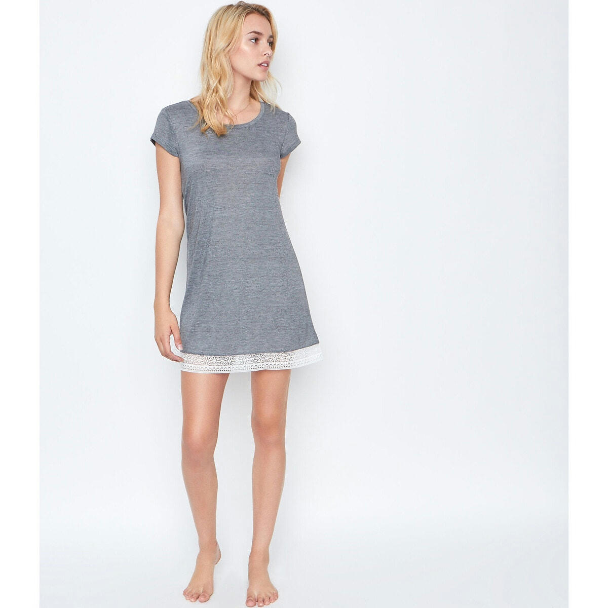 Chemise de nuit bas dentelle WARM DAY