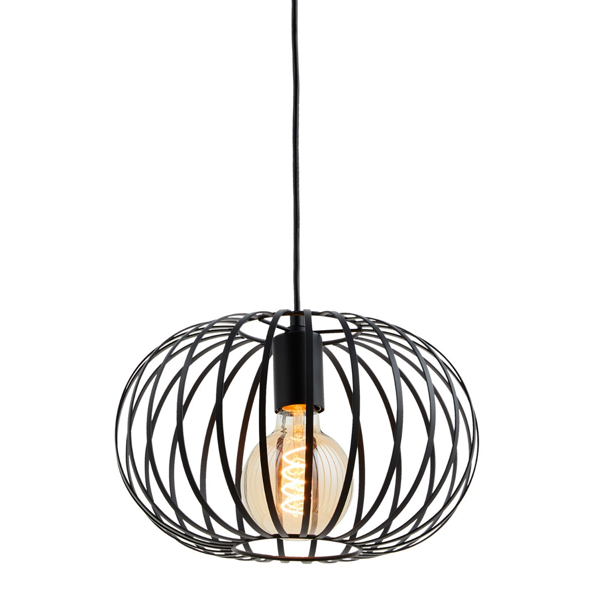 Lighto | Design hanglamp zwart 30cm Ø | Julia