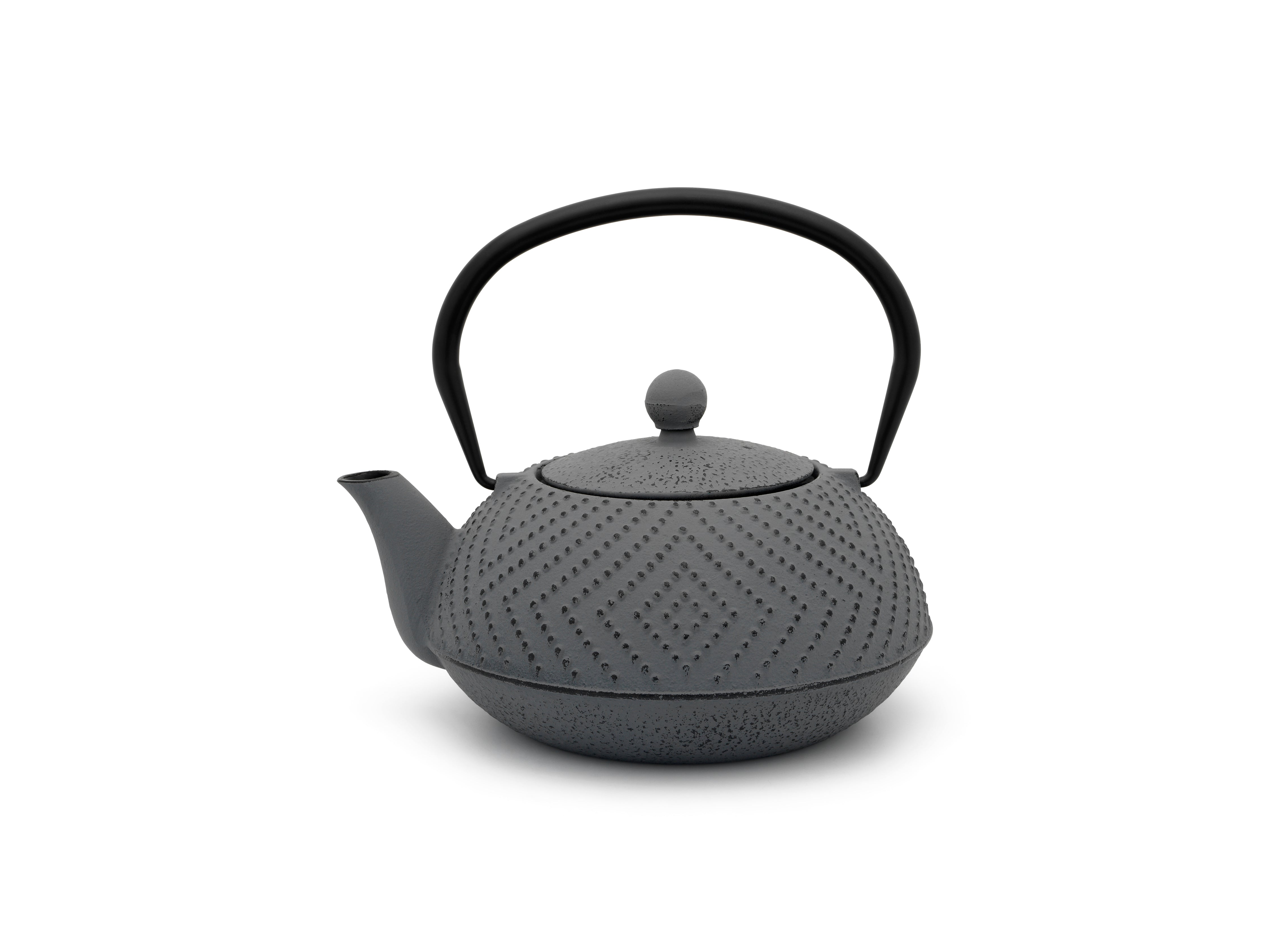 Bredemeijer Theepot Fujian 1.2L met filter warm grijs - theezeef