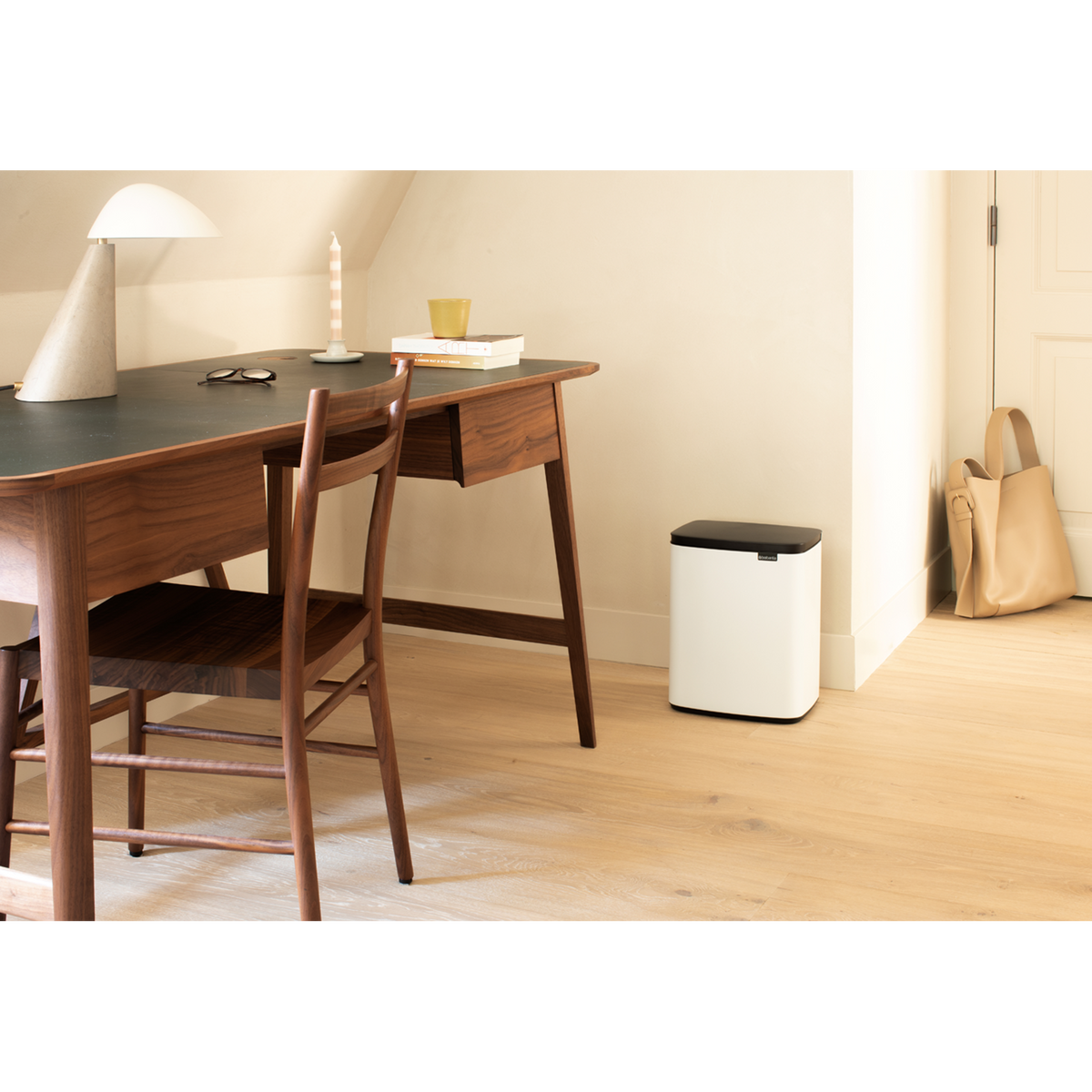 Brabantia Bo Afvalemmer, 12 liter - White