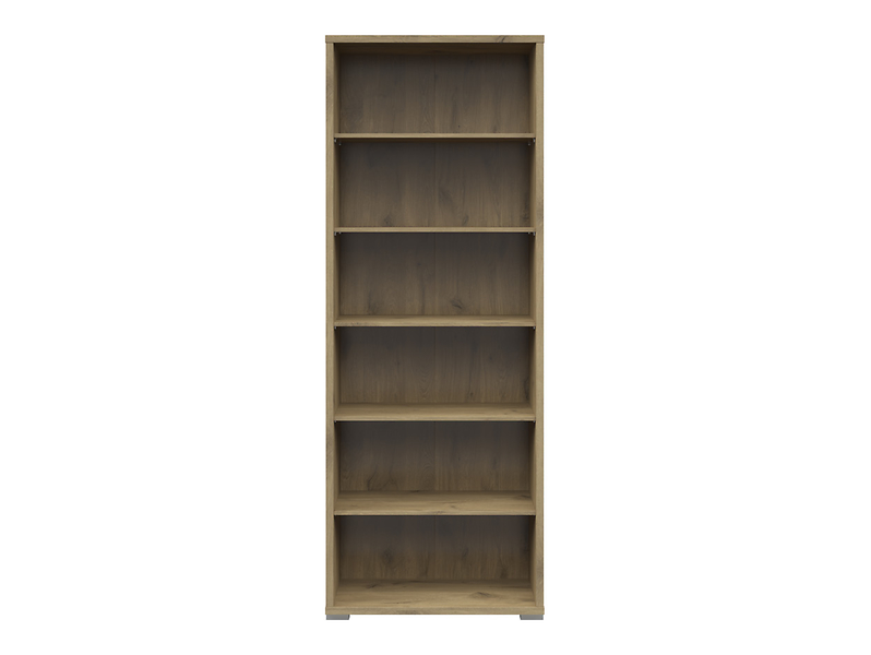 Regał Connect 79 cm z 5 półkami dąb viking