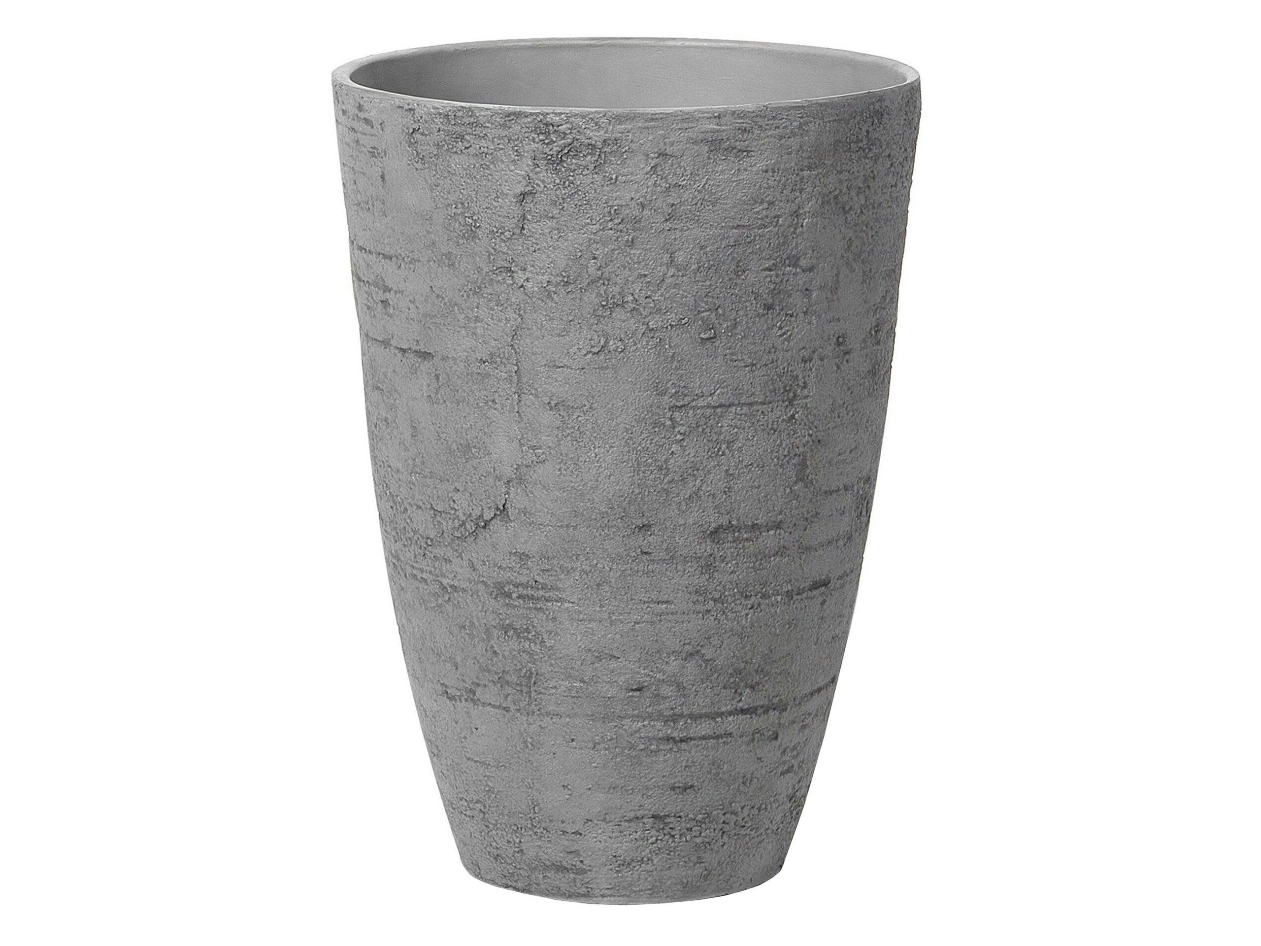 CAMIA - Cache-pot d'extérieur en pierre gris H60
