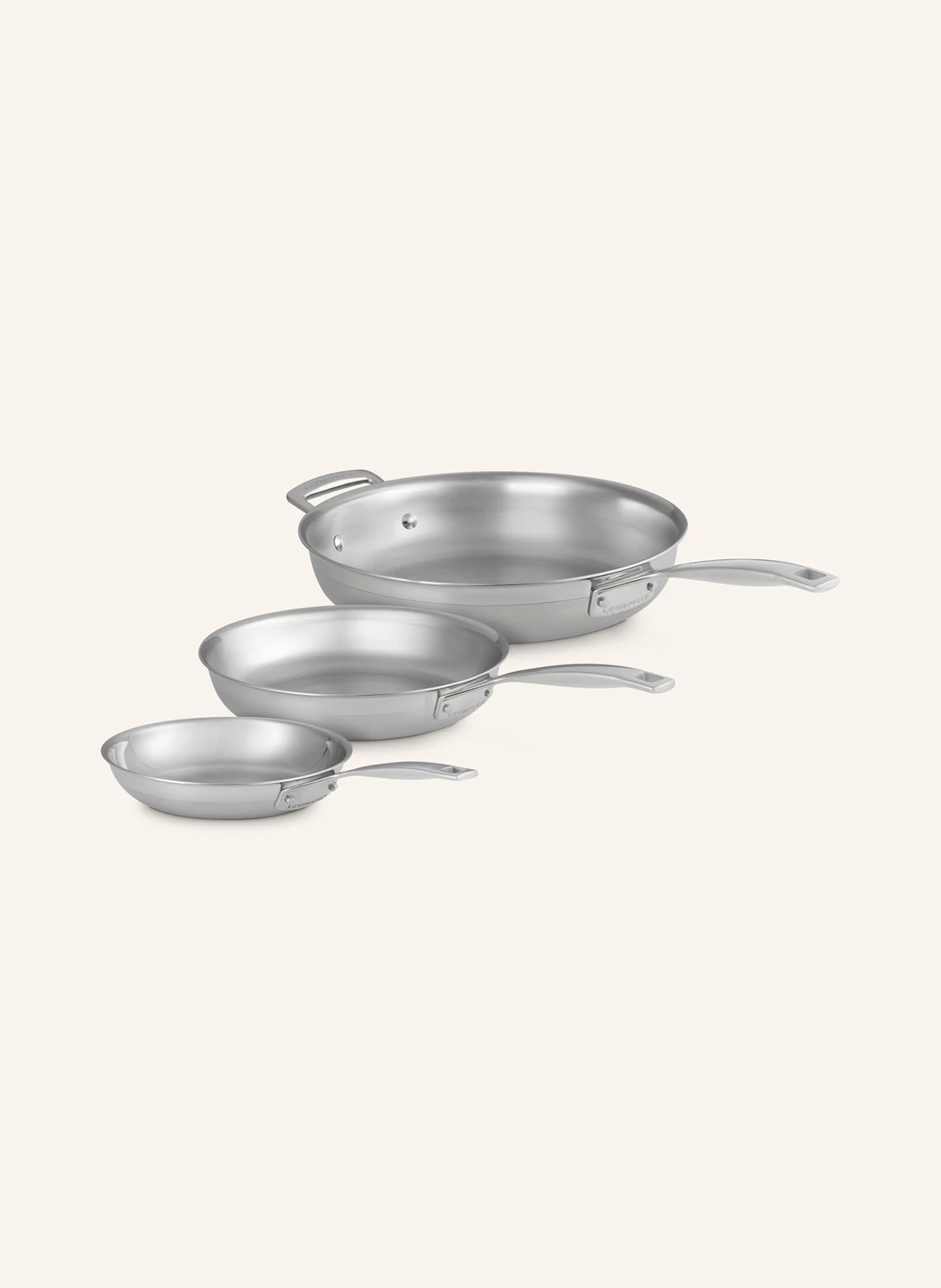 LE CREUSET 3er-Set Pfannen