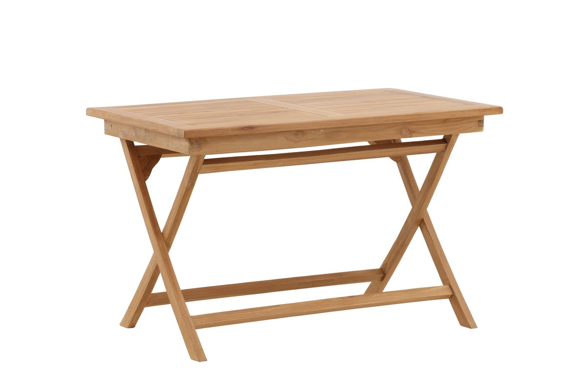 Rebellenclub Rechthoekige Tuintafel Crema - 120 x 70 cm - Naturel HoutÊ