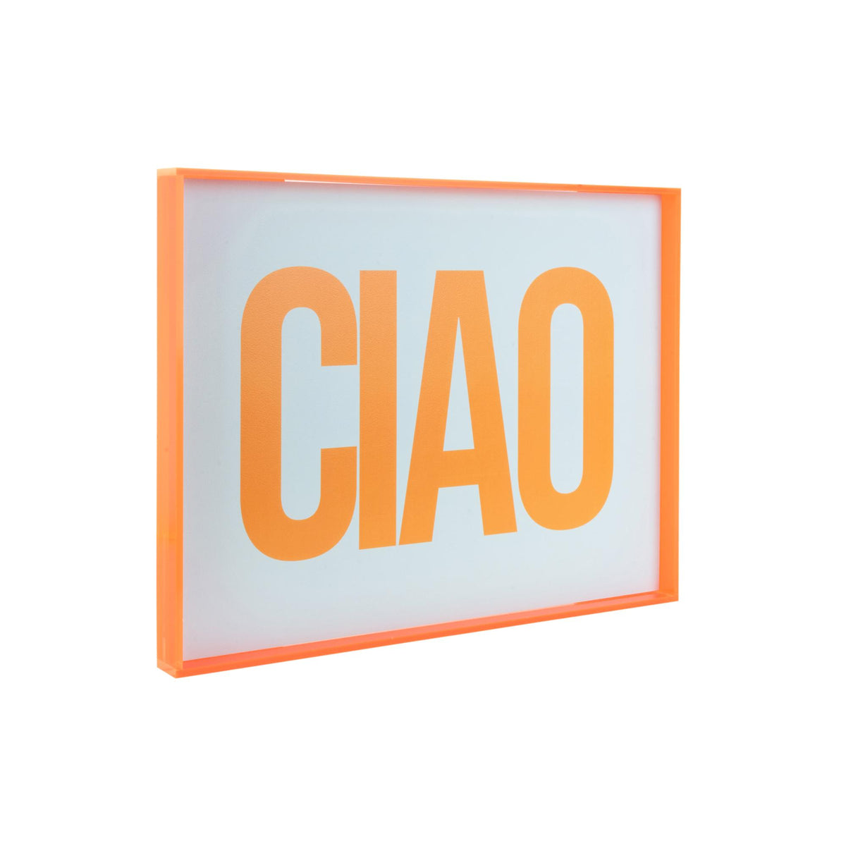 Present Time wanddecoratie Ciao Large - oranje - 3x41x31cm