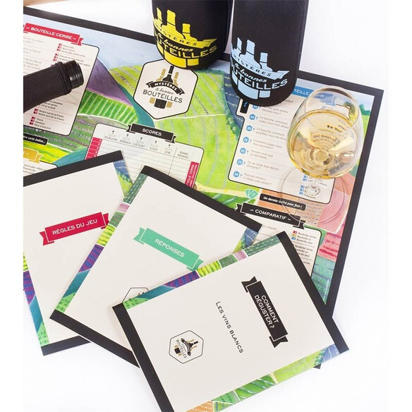 Coffret dégustation Vin Blanc Série 3 - Mystères et Bonnes Bouteilles