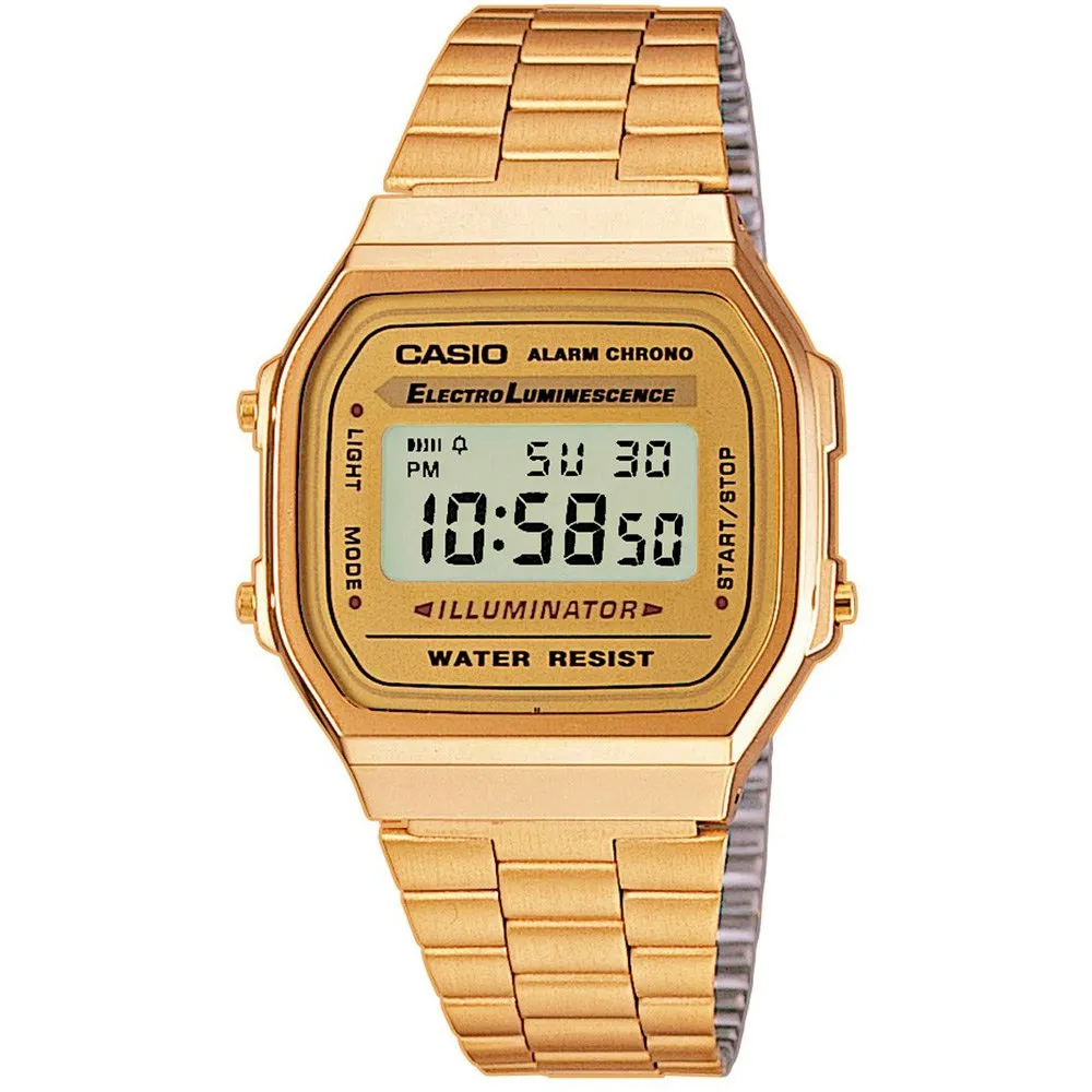 Casio Retro Vintage A168WG watch