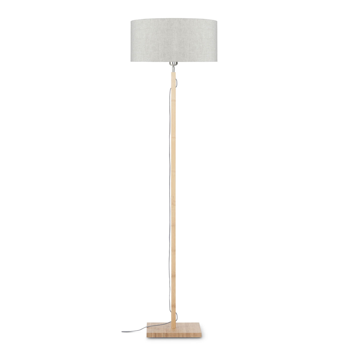 GOOD&MOJO vloerlamp Fuji - bruin - Ø47cm