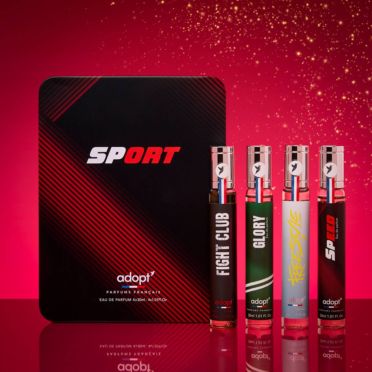 SportCoffret 4 x eaux de parfums 30 ml