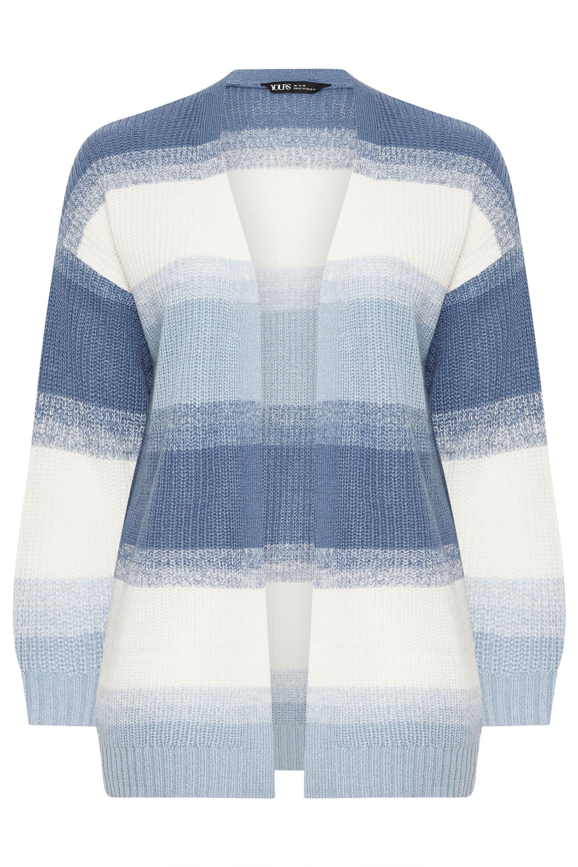Yours Colourblock Midi Cardigan