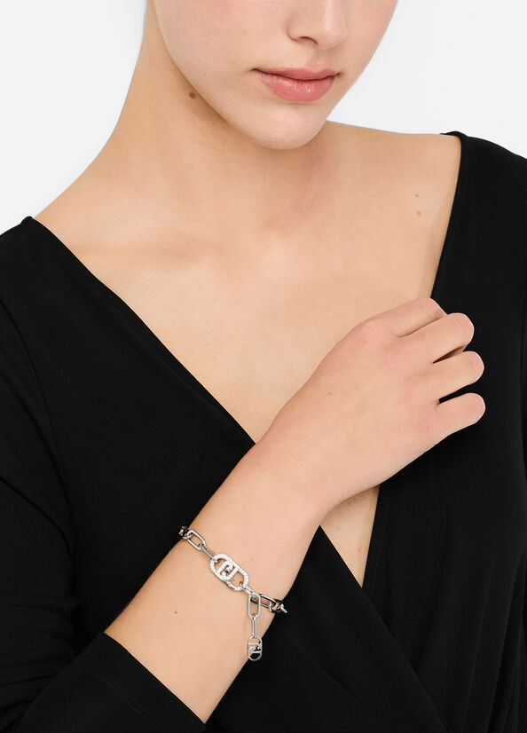 Bracciale monogram con brill