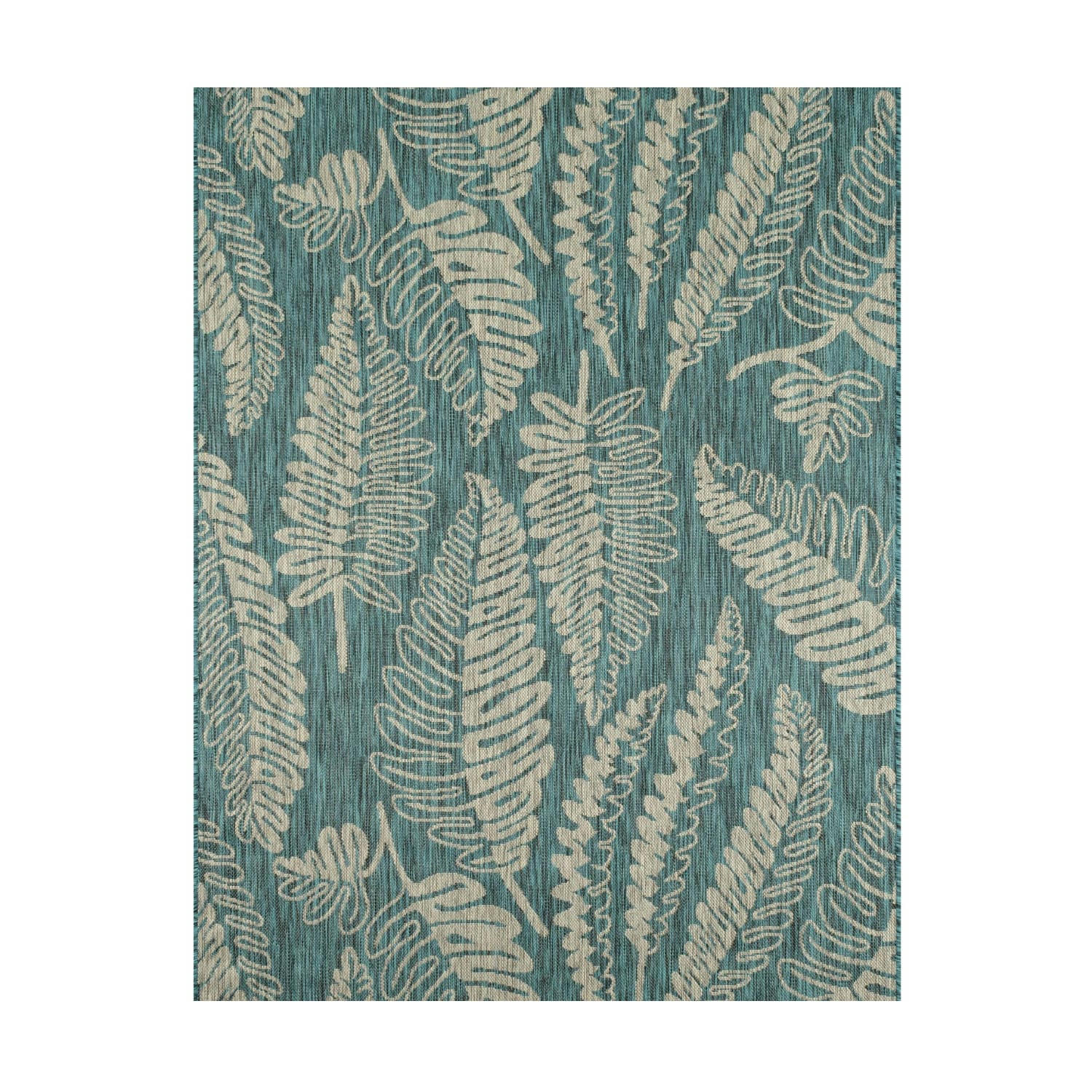 KALY - Tapis intérieur et extérieur turquoise 120x160cm