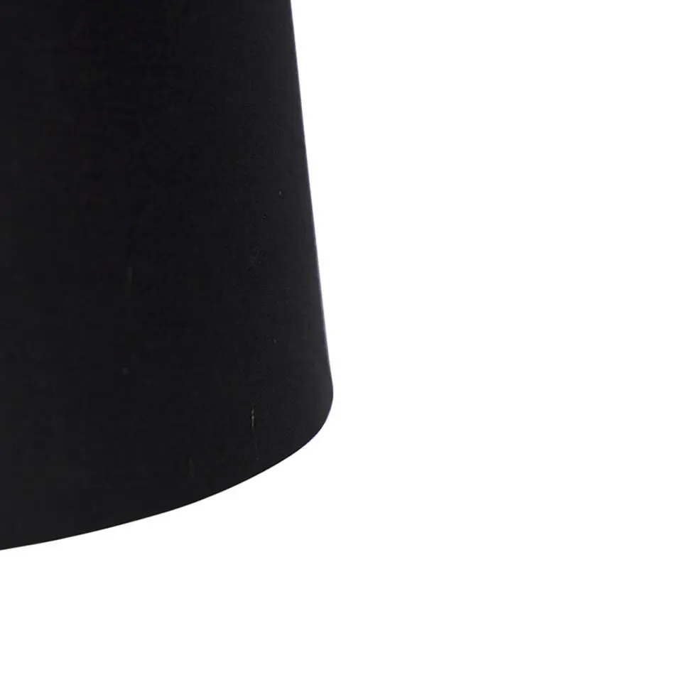 Qazqa hanglamp blitz zwart e27