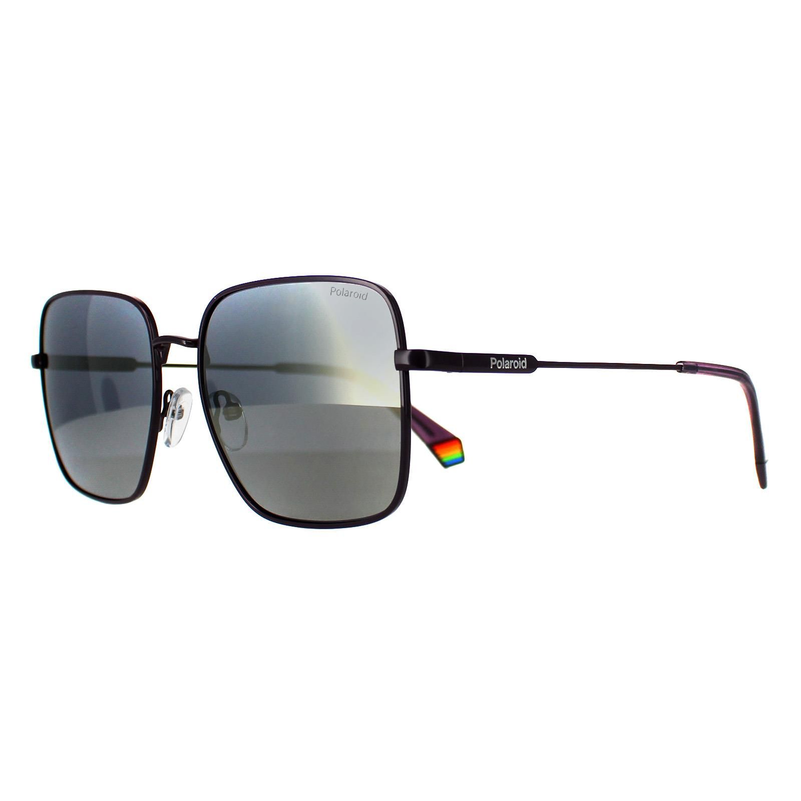 Polaroid Square Violet Grey Gold Polarized PLD 6194/S/X