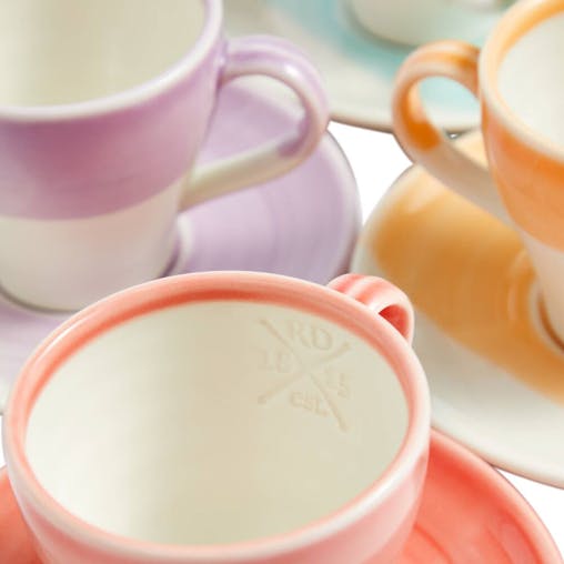 Royal Doulton 1815 Bright 4 Piece Espresso & Saucer Set | 110ml Mixed