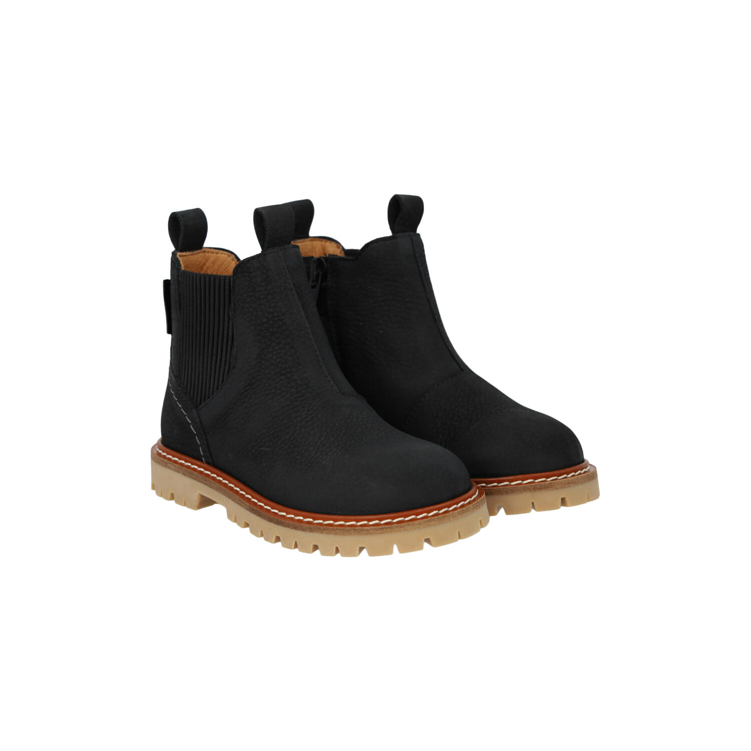 Chunky Chelsea støvle, black
