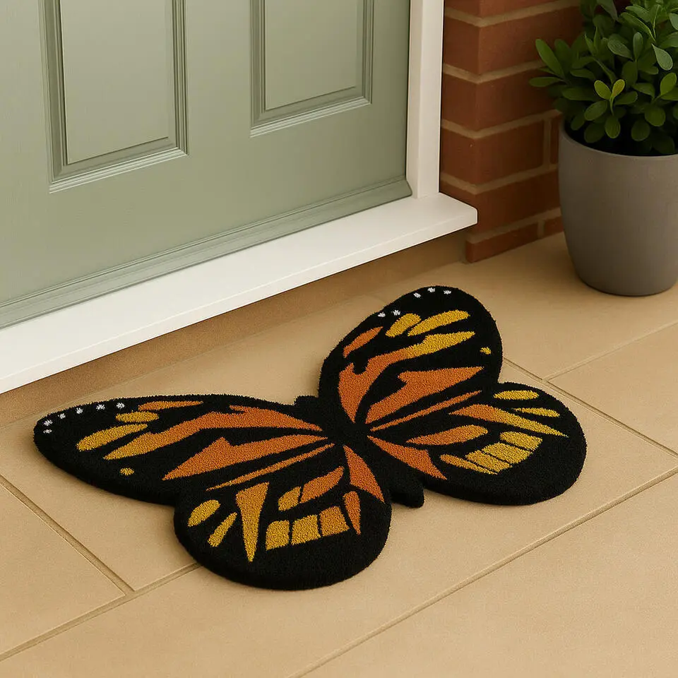Best for Boots Deurmat - vlinder - kokosvezel - 60 x 40 cm