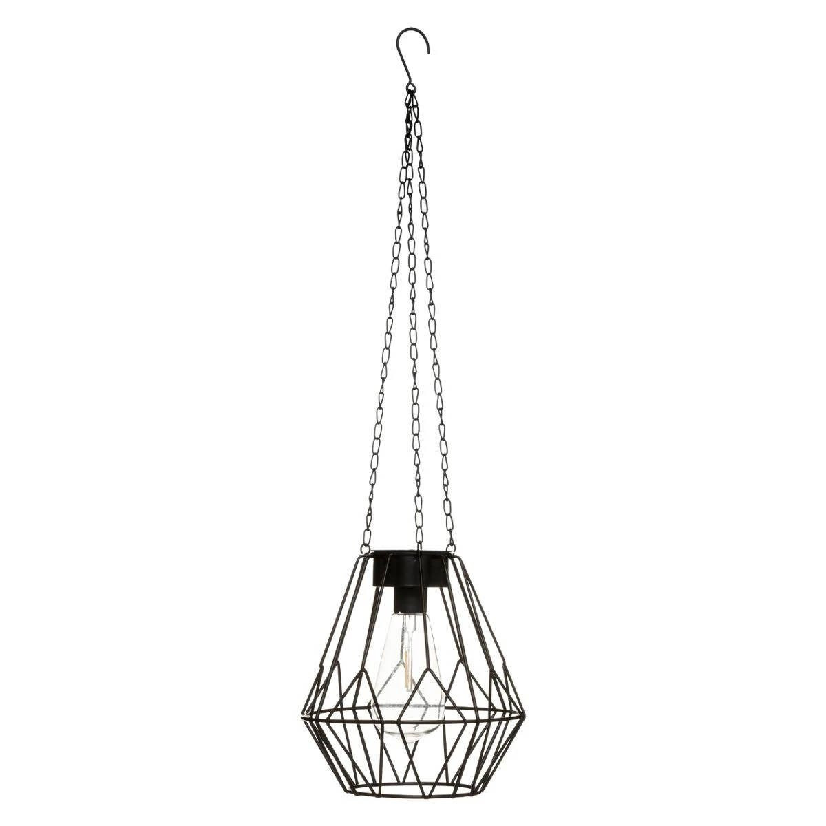 Lampion solarny ogrodowy FLAVE, wys. 60 cm, wiszący