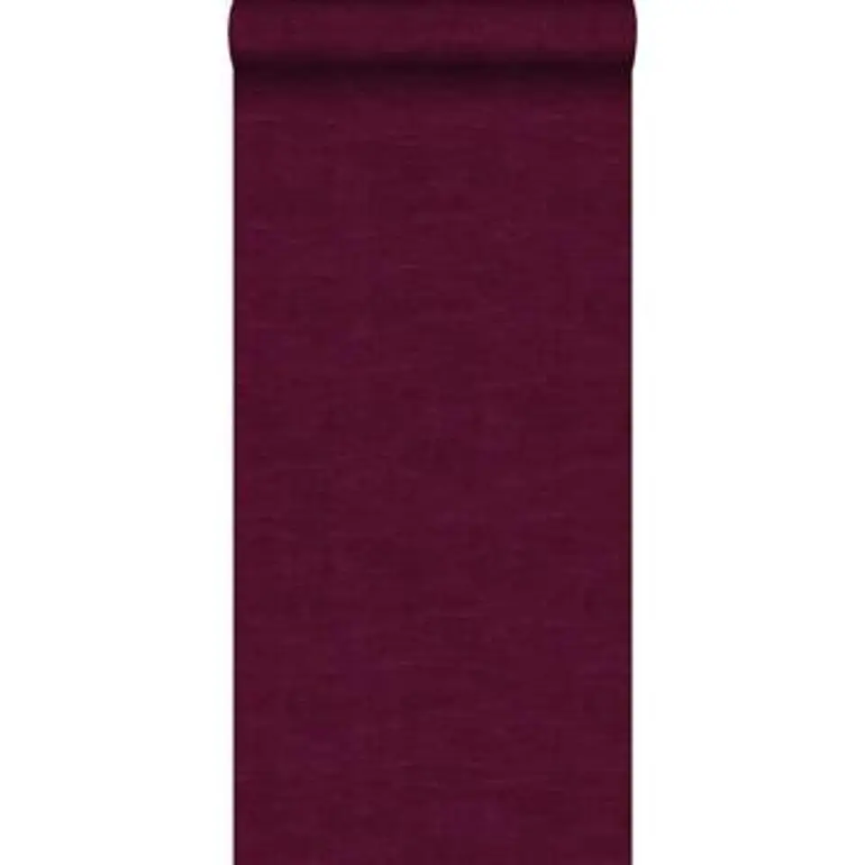 ESTAhome behang - linnenstructuur - bordeaux rood - 53 cm x 10,05 m