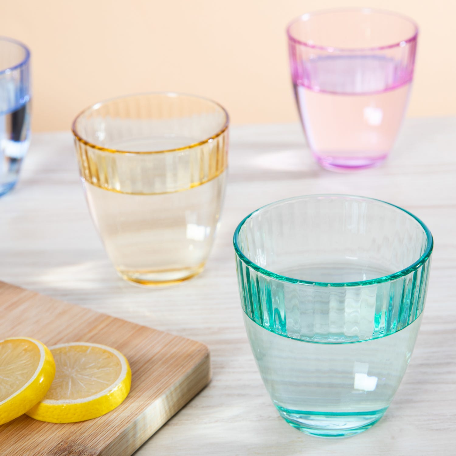 Set 6 bicchieri acqua colorati 285 ml Pasabahce
