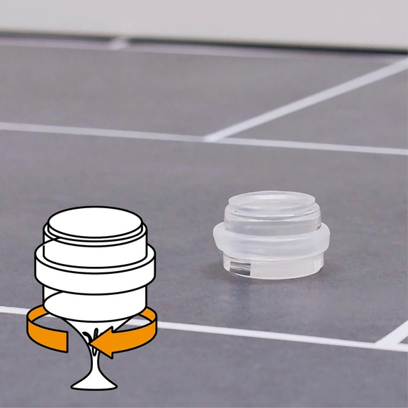Boden- / Wandtürstopper »Clear«, transparent, Kunststoff