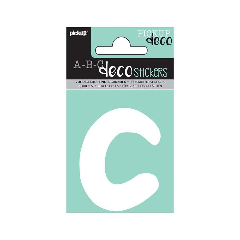 SKILT PICKUP ABC DECO EMMA 70 MM C HVIT