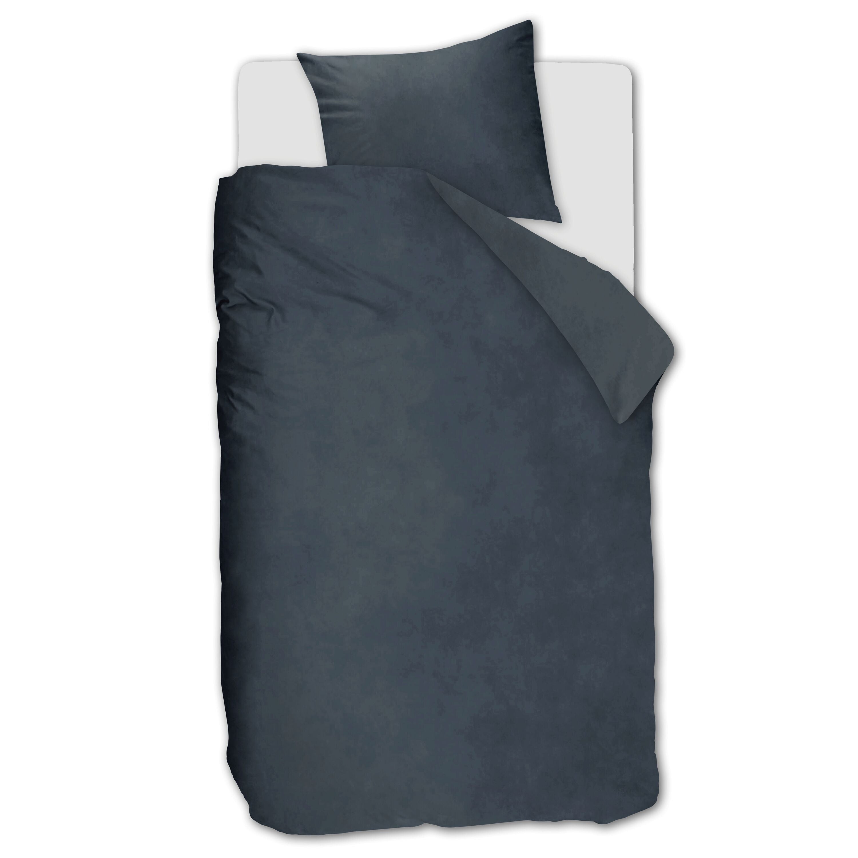 Ambiante Velvety Dekbedovertrek 140 x 200/220 cm - Blauw