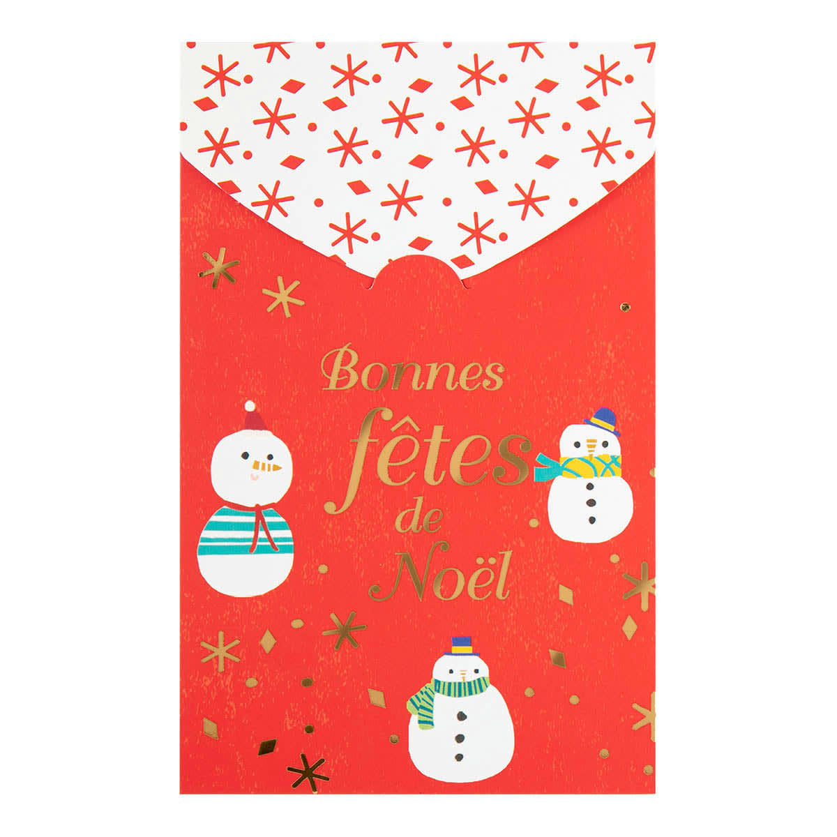 - Carte De Vœux Surprise Bonhomme De Neige