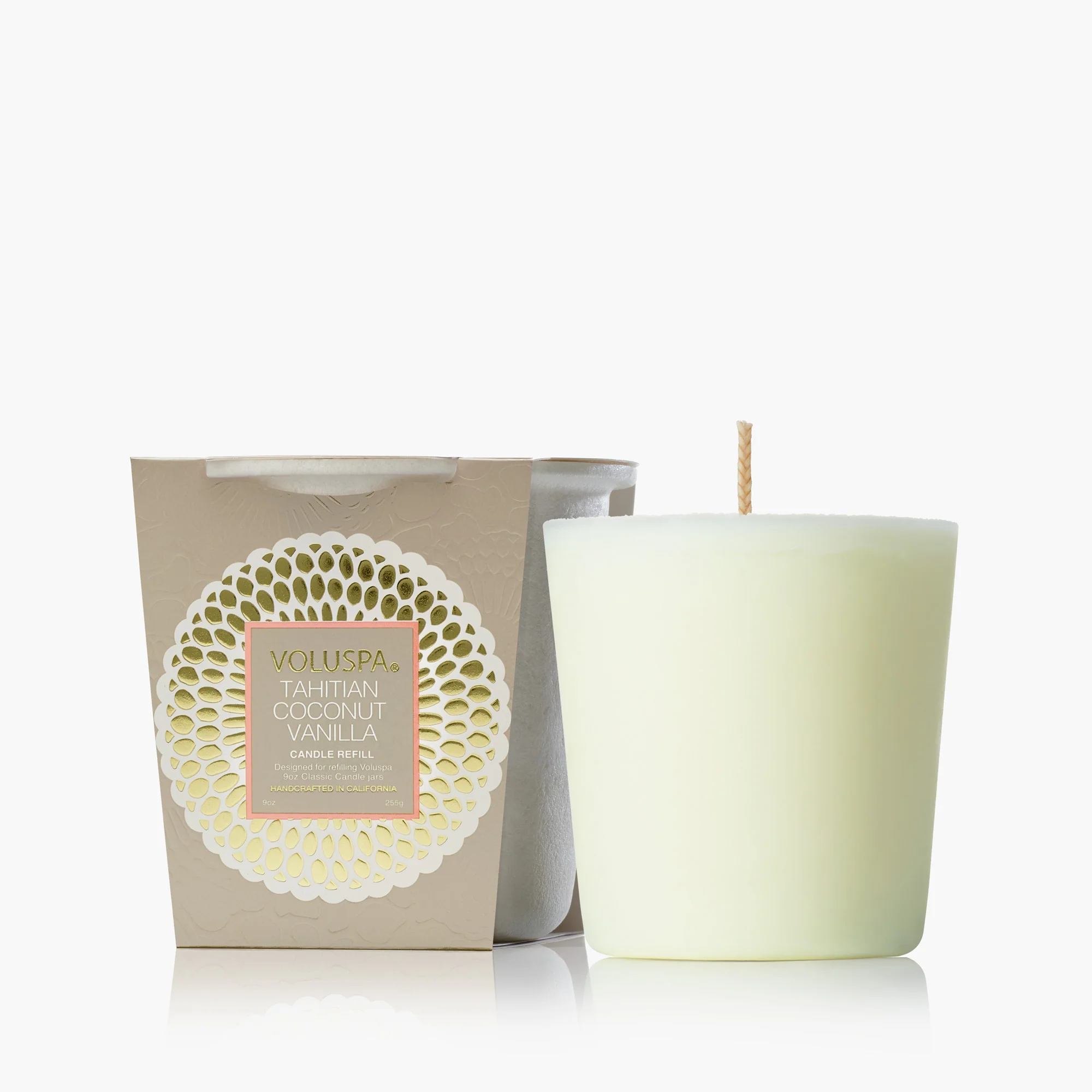 Tahitian Coconut Vanilla - Classic Candle Refill