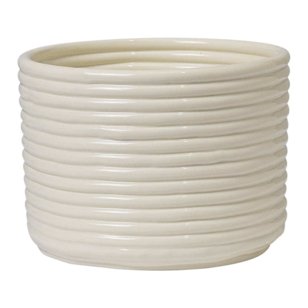 Ferm Living Corduroy Bloempot - Off-White